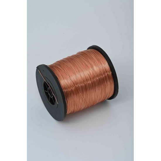Bakır Renk Boyalı 0,40 mm Kalınlığında Makara Tel 500 gr
