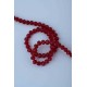 6MM BORDO RENK KRİSTAL BONCUK 50 DİZİ