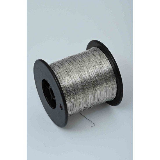 Gri Renk Boyalı 0,40 mm Kalınlığında Makara Tel 500 gr