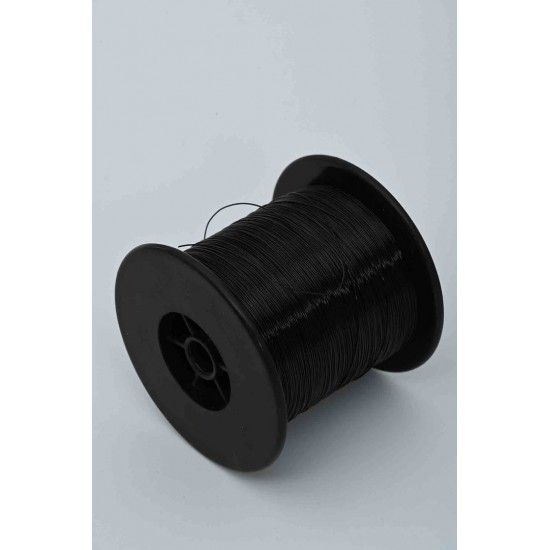 Siyah Renk Boyalı 0,40 mm Kalınlığında Makara Tel 500 gr