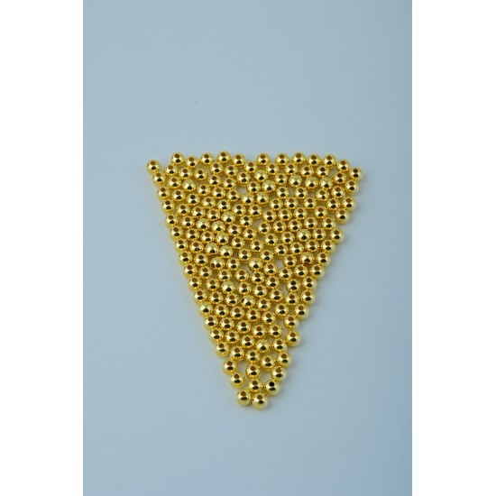 Metalik plastik 6mm boncuk 1 kg