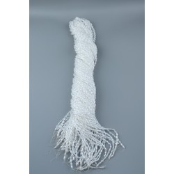 Beyaz Arpa  Kristal Boncuk 10 Dizi 