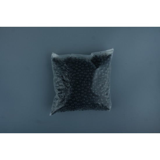 8Mm Siyah Renk Çakma İnci Boncuk Yarım Kg