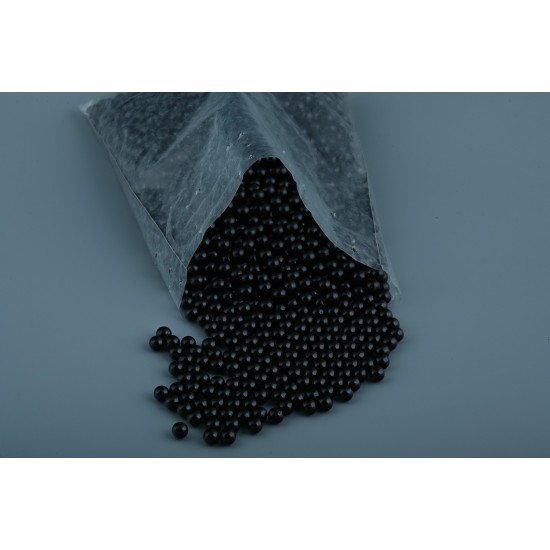 8Mm Siyah Renk Çakma İnci Boncuk Yarım Kg