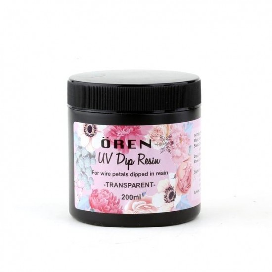 UV Dip Reçine Şeffaf 200 ml