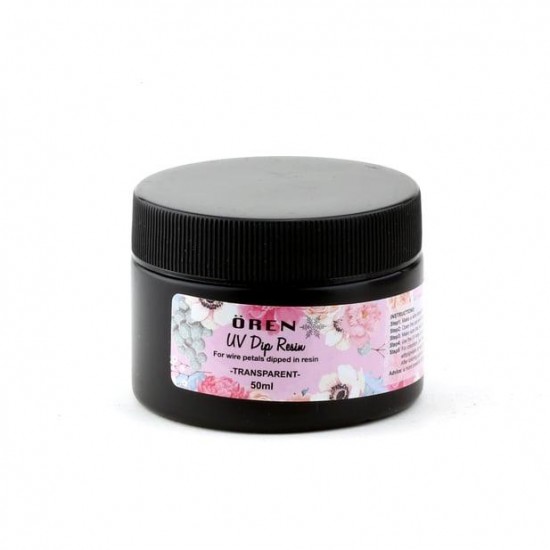 UV Dip Reçine Şeffaf 50 ml