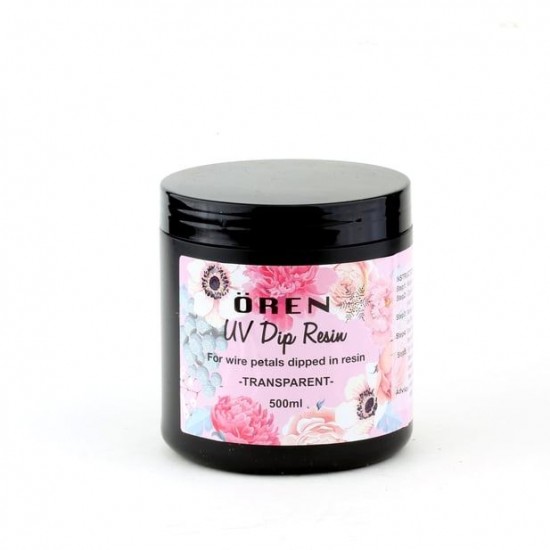 UV Dip Reçine Şeffaf 500 ml